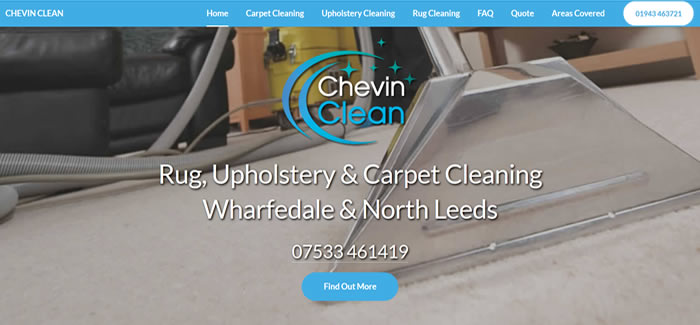 new website for Carpet Cleaning Otley