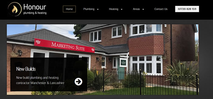 web design for Plumbers in Manchester