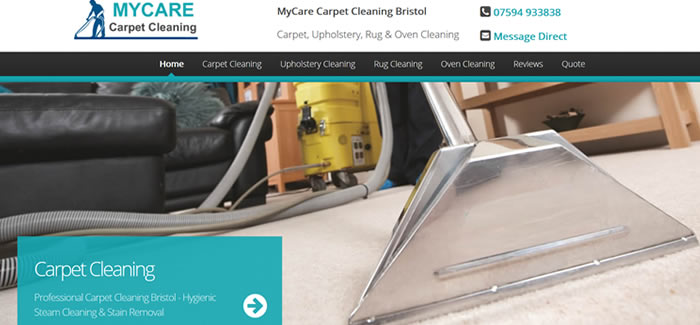 new website for Carpet Cleaning Bristol