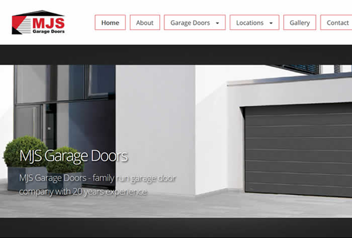 garage door company web design bolton