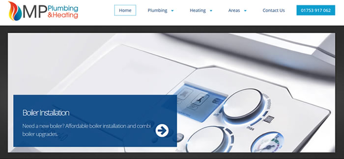 web design for Plumbers in Staines