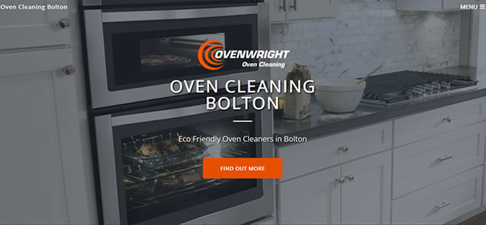 web design for oven cleaning bolton